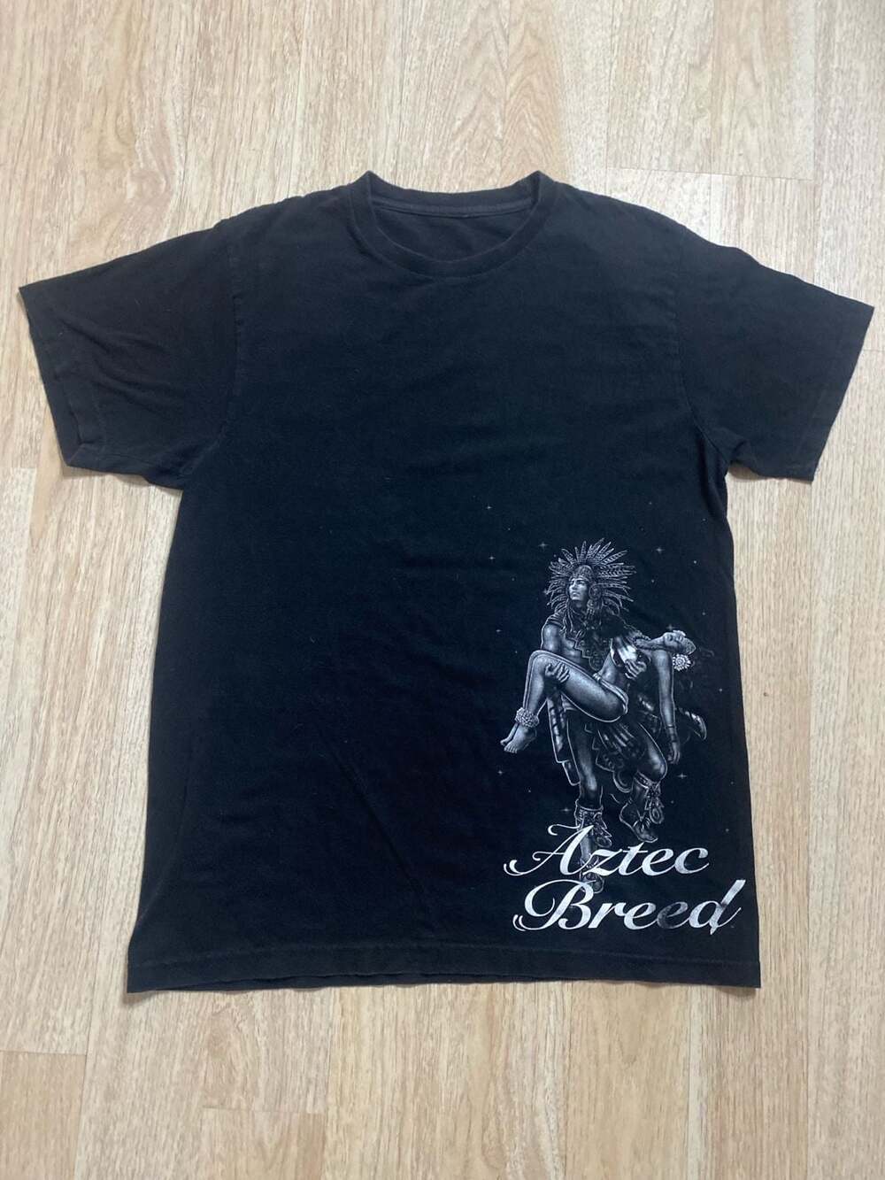 Aztec Breed External Untamed Mexican Screen Printed T-Shirts Large Size